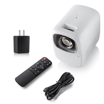 고정 헤드 디스크 피코 작은 비디오 프로젝터 200 루멘은 와이파이 HDMI 블루투스 USB를 지원합니다