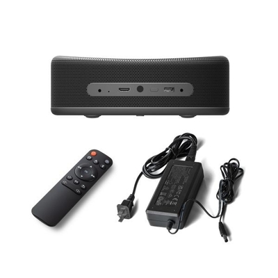 USB 플러그 검정색과 금속성 본래 4k 현명한 휴대용 프로젝터